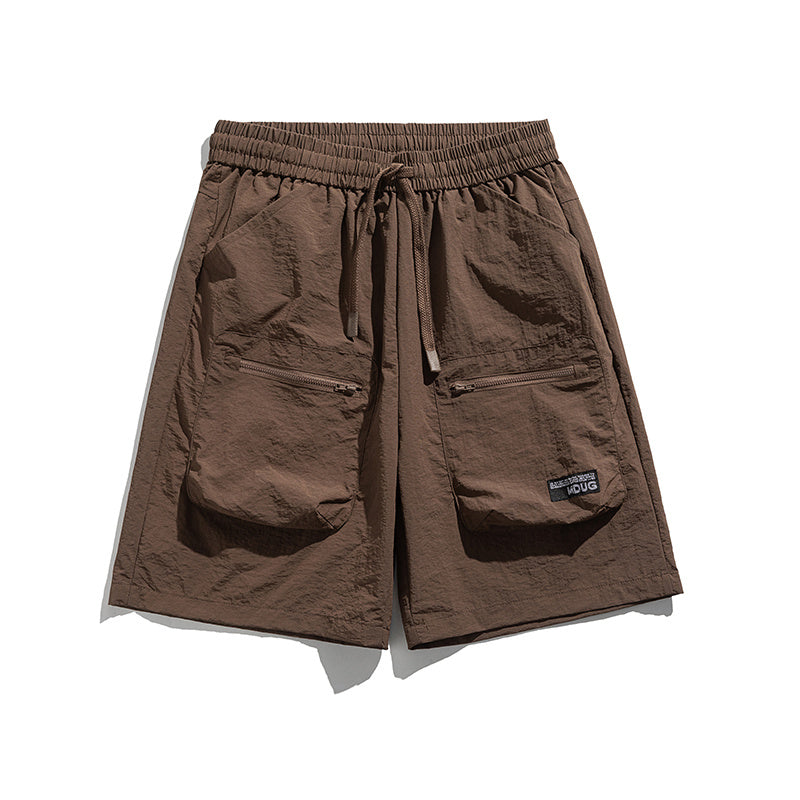 Breathable Simple Multi-Pocket Outdoor Cargo Shorts