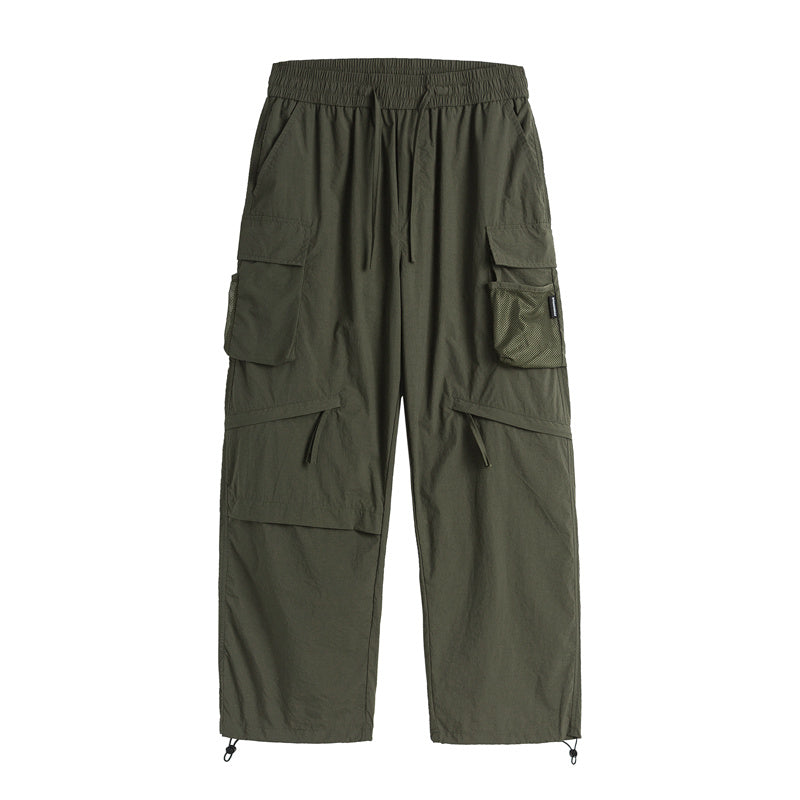 Outdoor Unisex Straight-Leg Casual Cargo Pants