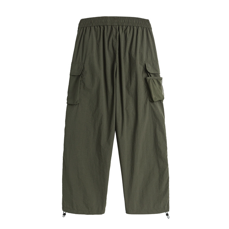 Outdoor Unisex Straight-Leg Casual Cargo Pants