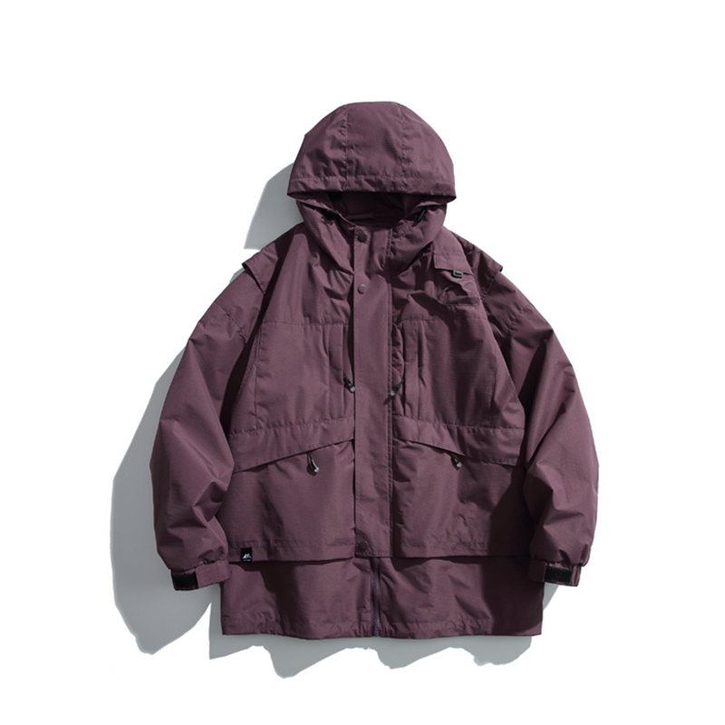 Fake Two-Piece Windproof Outdoor Jacket