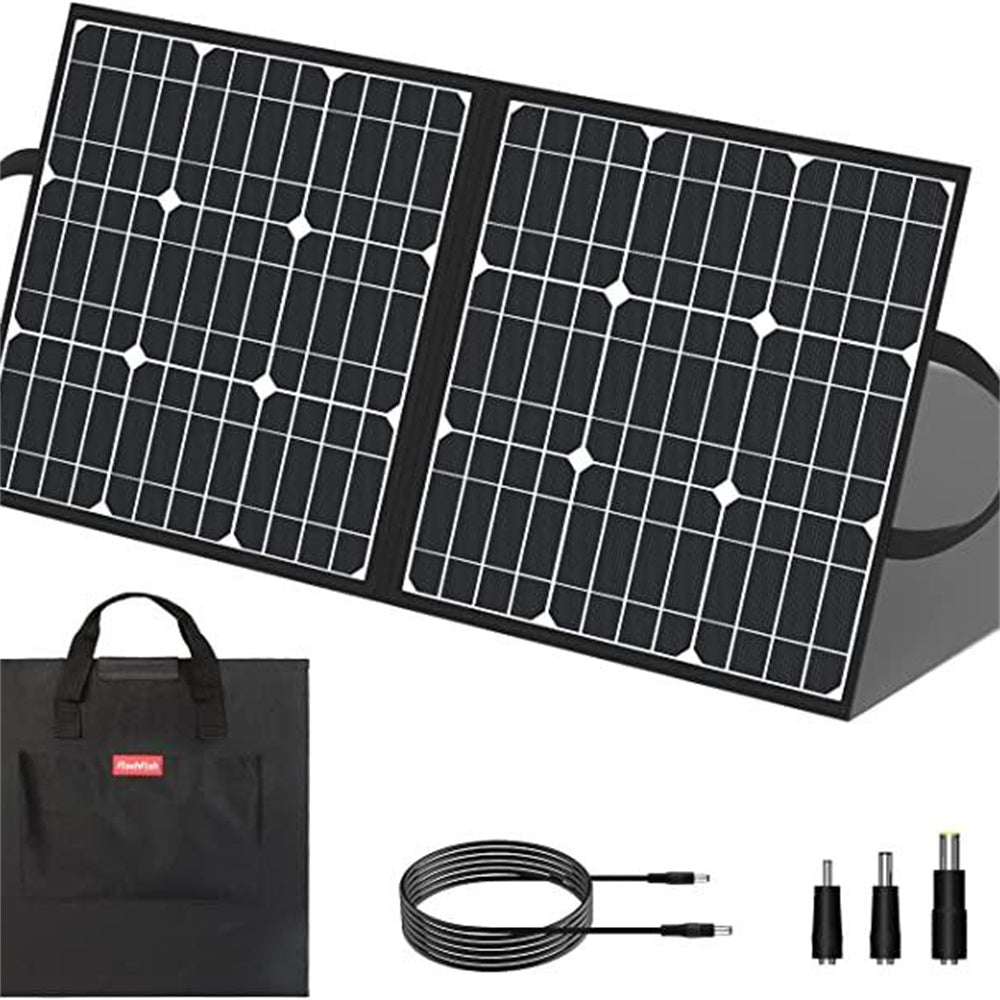 FlashFish SP100 Portable Solar Panel | 100W/18V