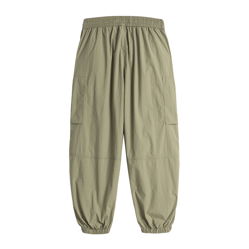 Outdoor Loose-Fit Cargo Pants with Jogger Cuffs