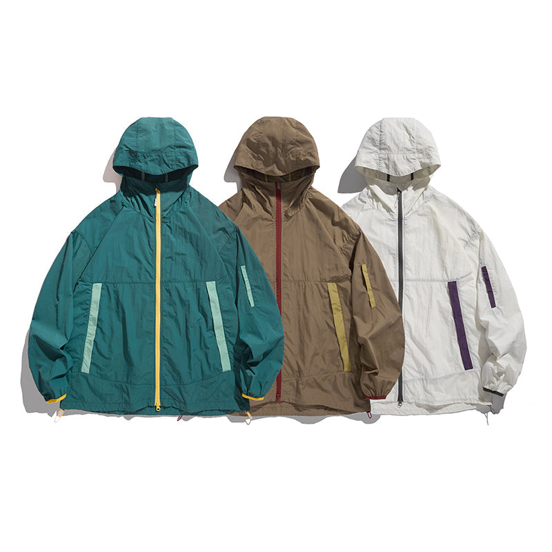 Fashionable Hooded Waterproof Outdoor Sun Jacket