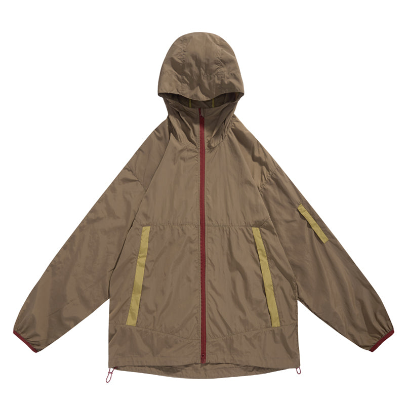 Fashionable Hooded Waterproof Outdoor Sun Jacket